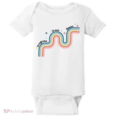 Progress Is Not Linear Baby Bodysuit