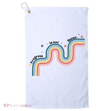 Progress Is Not Linear Golf Towel
