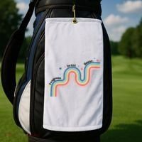 Progress Is Not Linear Golf Towel thumb 2