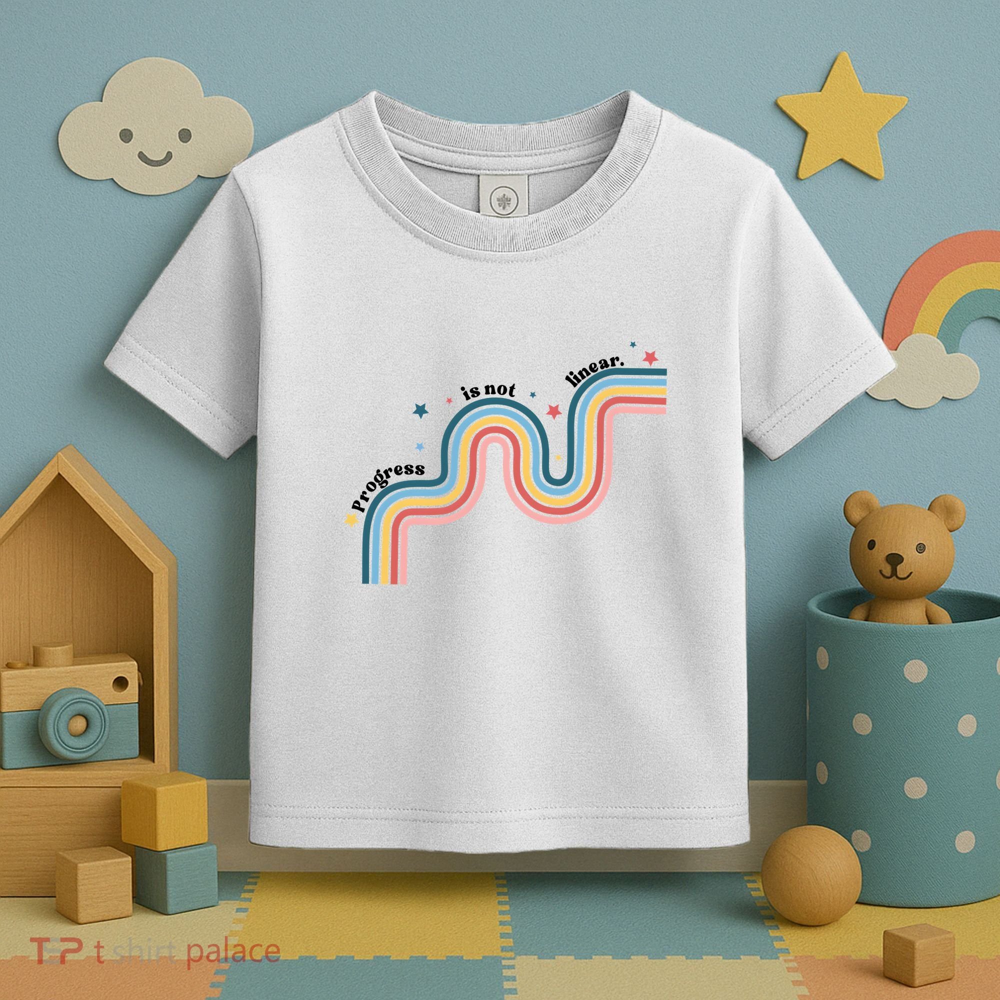 Progress Is Not Linear Toddler T-Shirt