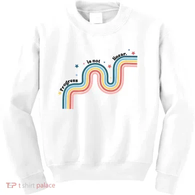 Progress Is Not Linear Kids Sweatshirt