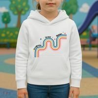 Progress Is Not Linear Kids Hoodie thumb 3