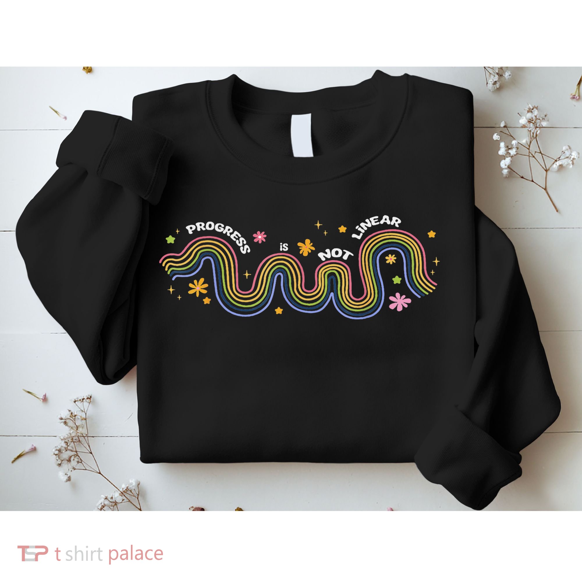Progress Is Not Linear Sped Ed Special Education Teacher Sweatshirt