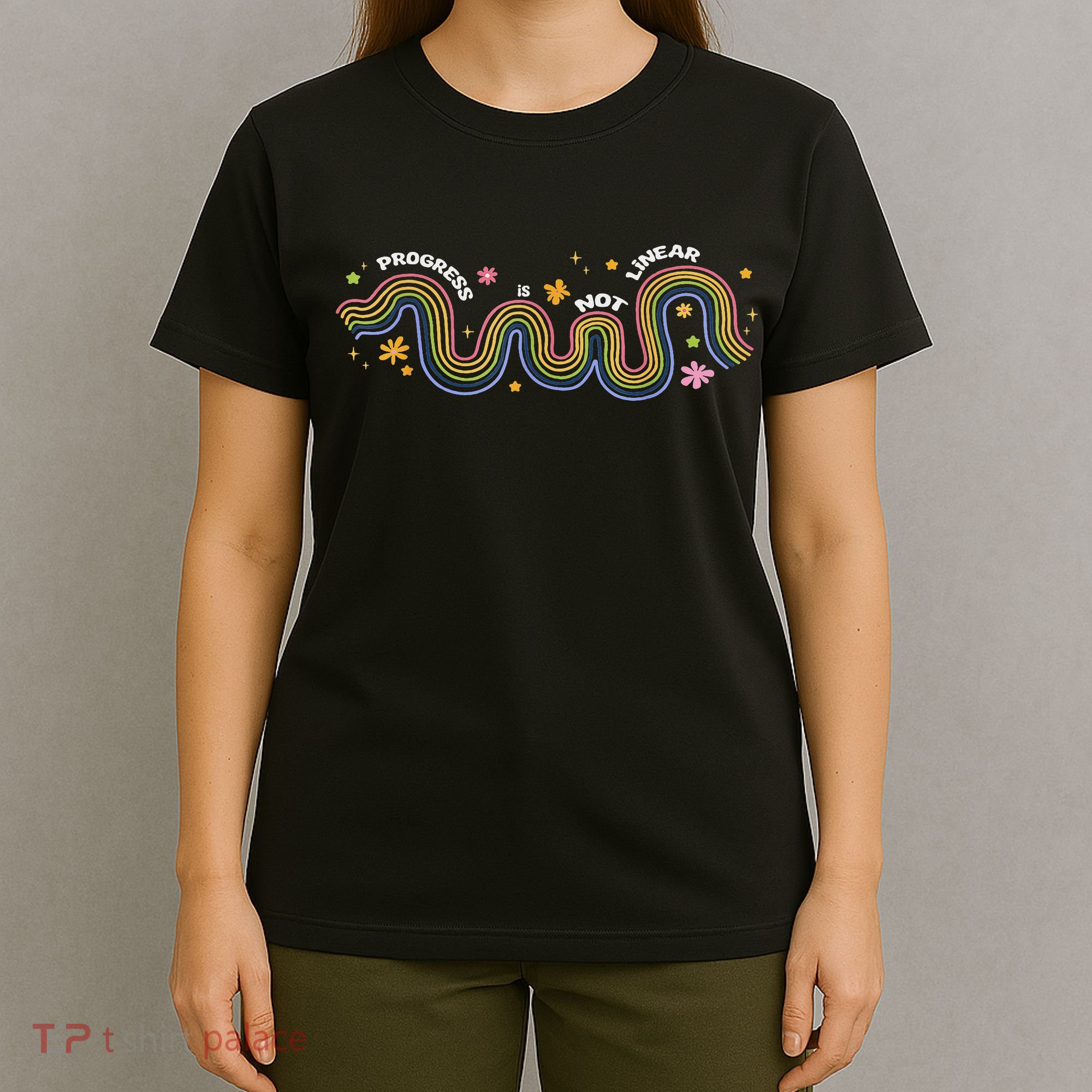 Progress Is Not Linear Sped Ed Special Education Teacher T-Shirt