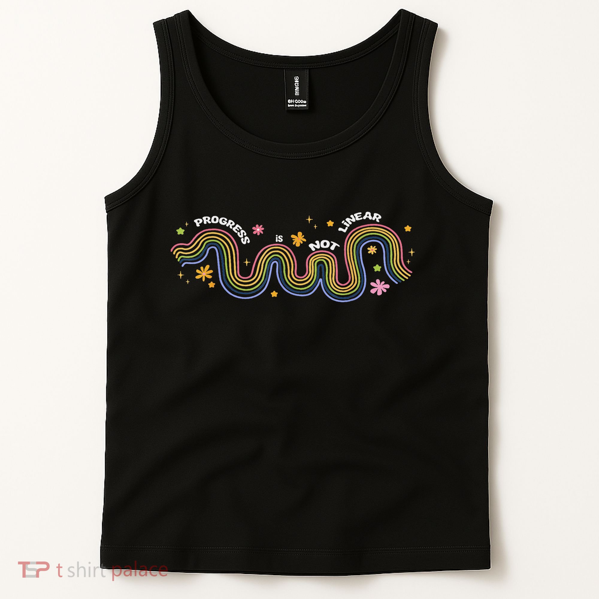 Progress Is Not Linear Sped Ed Special Education Teacher Tank Top