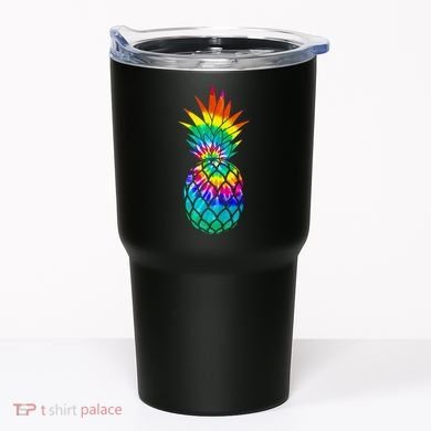 Colorful Dyed Pineapple Tumbler