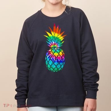 Colorful Dyed Pineapple Women's Sweatshirt