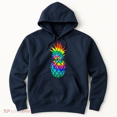 Colorful Dyed Pineapple Hoodie