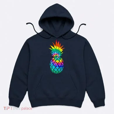 Colorful Dyed Pineapple Hoodie