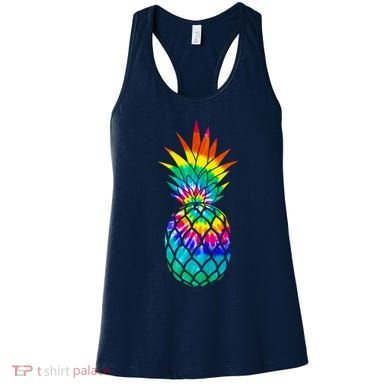 Colorful Dyed Pineapple Women's Tank Top