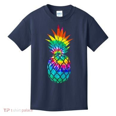 Colorful Dyed Pineapple Kids T-Shirt