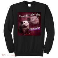 Possum I’m Not Like Other Girl I’m Worse Sweatshirt thumb 0