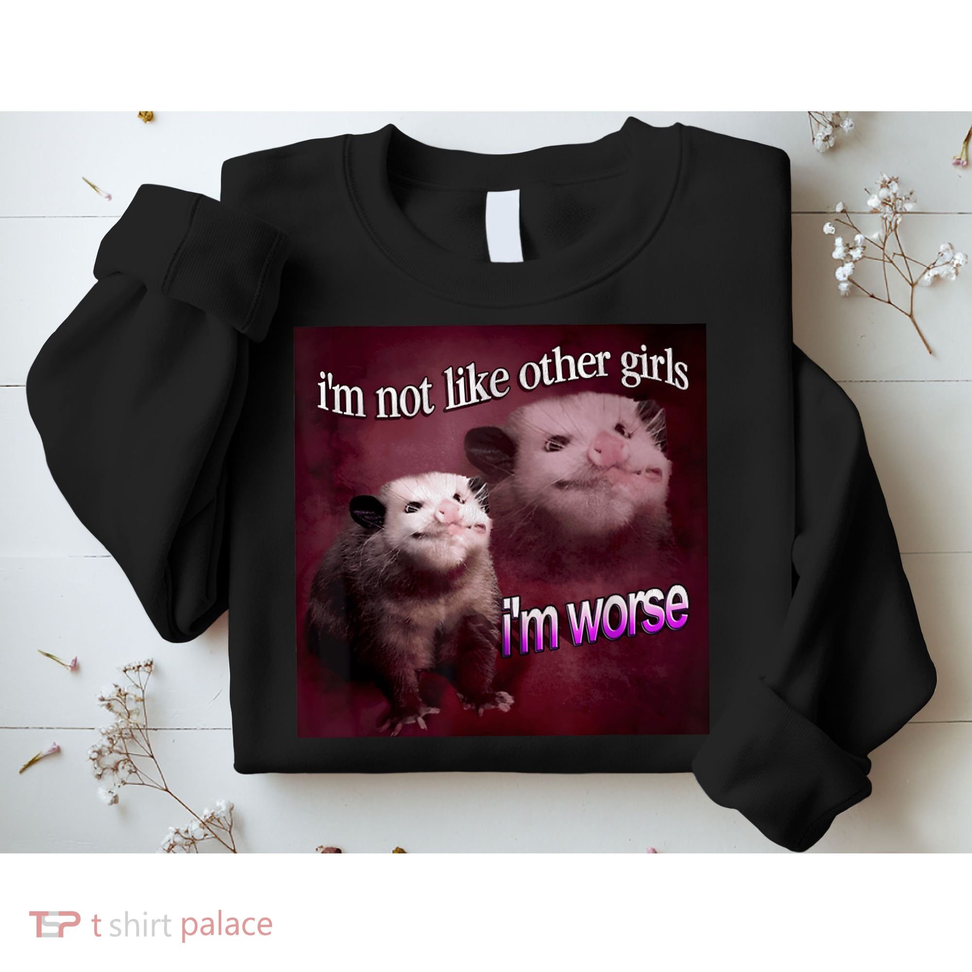 Possum I’m Not Like Other Girl I’m Worse Sweatshirt