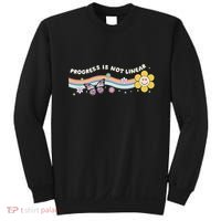 Progress Is Not Linear Retro Special Ed Teacher Sweatshirt thumb 0
