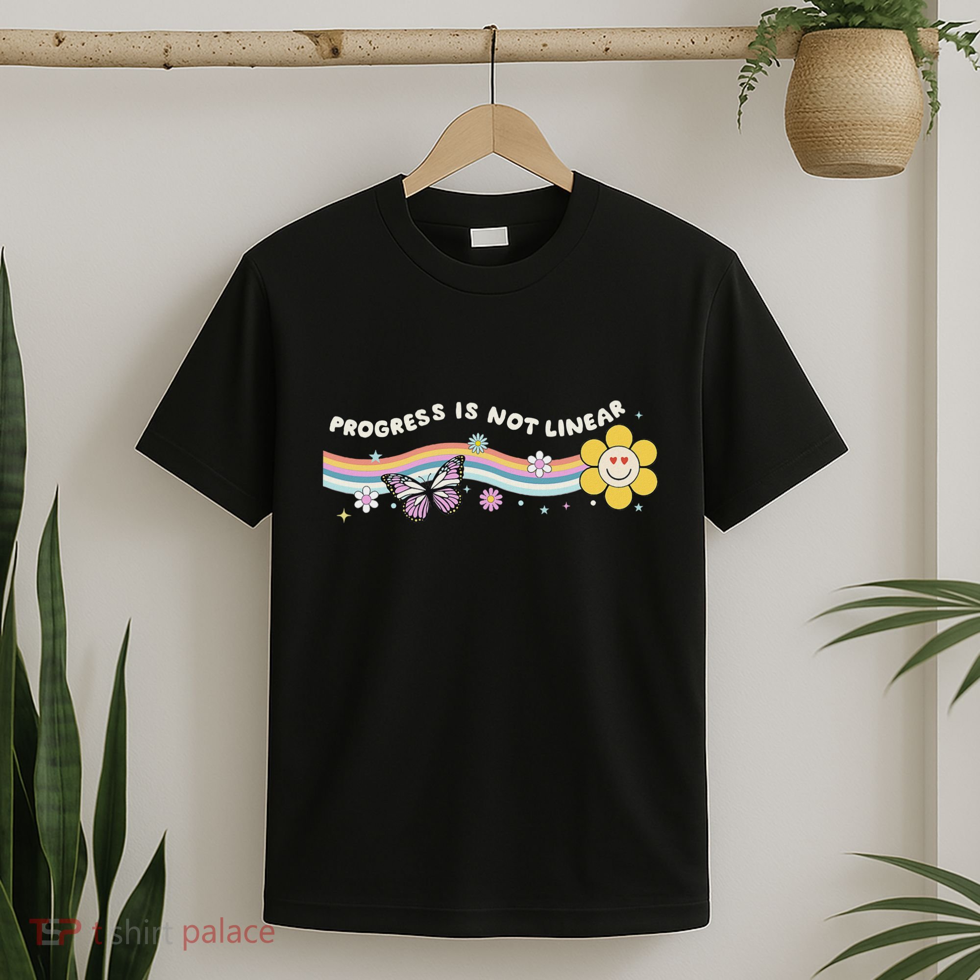 Progress Is Not Linear Retro Special Ed Teacher T-Shirt