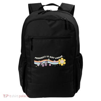 Progress Is Not Linear Retro Special Ed Teacher Backpack