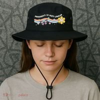 Progress Is Not Linear Retro Special Ed Teacher Bucket Hat thumb 3
