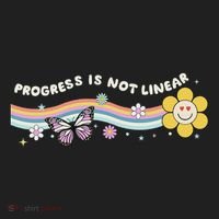 Progress Is Not Linear Retro Special Ed Teacher Beanie thumb 2