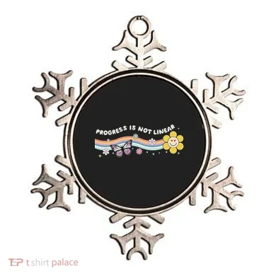 Progress Is Not Linear Retro Special Ed Teacher Ornament
