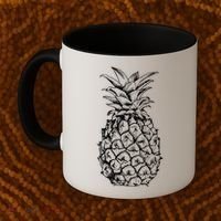 Simple Pineapple Coffee Mug thumb 2