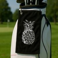 Simple Pineapple Golf Towel thumb 2