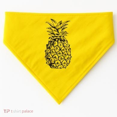 Simple Pineapple USA-Made Doggie Bandana