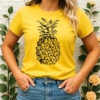 Simple Pineapple Women's T-Shirt thumb 2