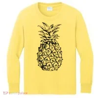 Simple Pineapple Kids Long Sleeve Shirt thumb 0