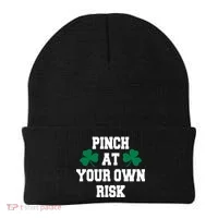Pinch at your own risk Beanie thumb 0