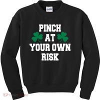 Pinch at your own risk Kids Sweatshirt thumb 0