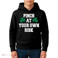Pinch at your own risk Kids Hoodie thumb 4
