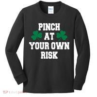 Pinch at your own risk Kids Long Sleeve Shirt thumb 0