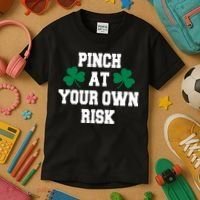 Pinch at your own risk Kids T-Shirt thumb 3