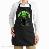 Pinch Me And Die St. Patrick's Day Cat Apron thumb 2