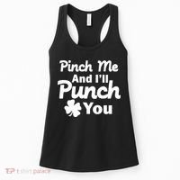 Pinch Me And I'll Punch You Women's Tank Top thumb 0