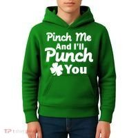Pinch Me And I'll Punch You Kids Hoodie thumb 4