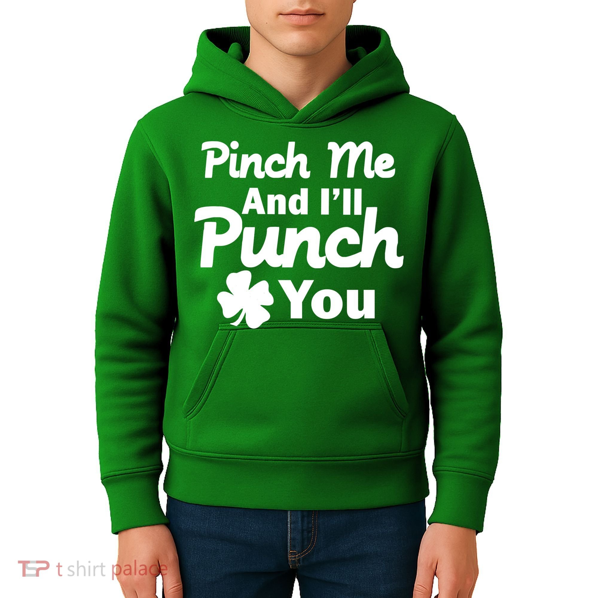 Pinch Me And I'll Punch You Kids Hoodie