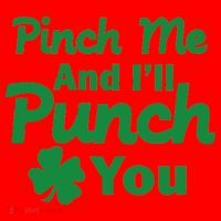 Pinch Me And I'll Punch You Santa Hat thumb 1