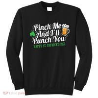 Pinch Me And I'll Punch You St Patrick's Day Sweatshirt thumb 0