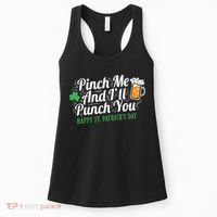 Pinch Me And I'll Punch You St Patrick's Day Women's Tank Top thumb 0