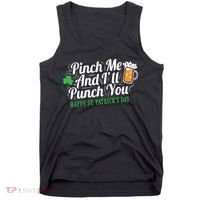 Pinch Me And I'll Punch You St Patrick's Day Tank Top thumb 0