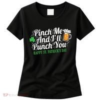 Pinch Me And I'll Punch You St Patrick's Day Women's T-Shirt thumb 0