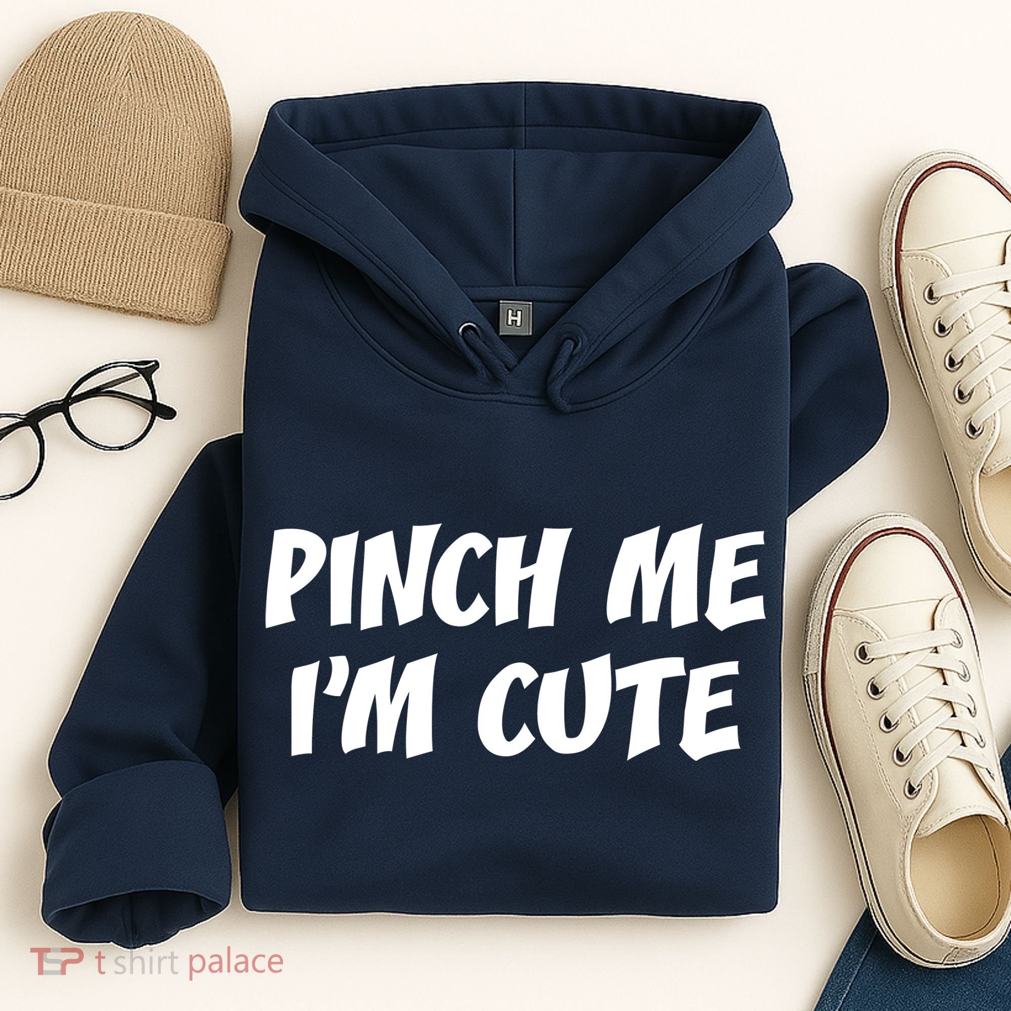 Pinch Me I'm Cute Hoodie
