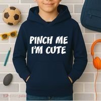 Pinch Me I'm Cute Kids Hoodie thumb 2
