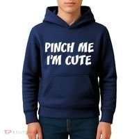 Pinch Me I'm Cute Kids Hoodie thumb 4