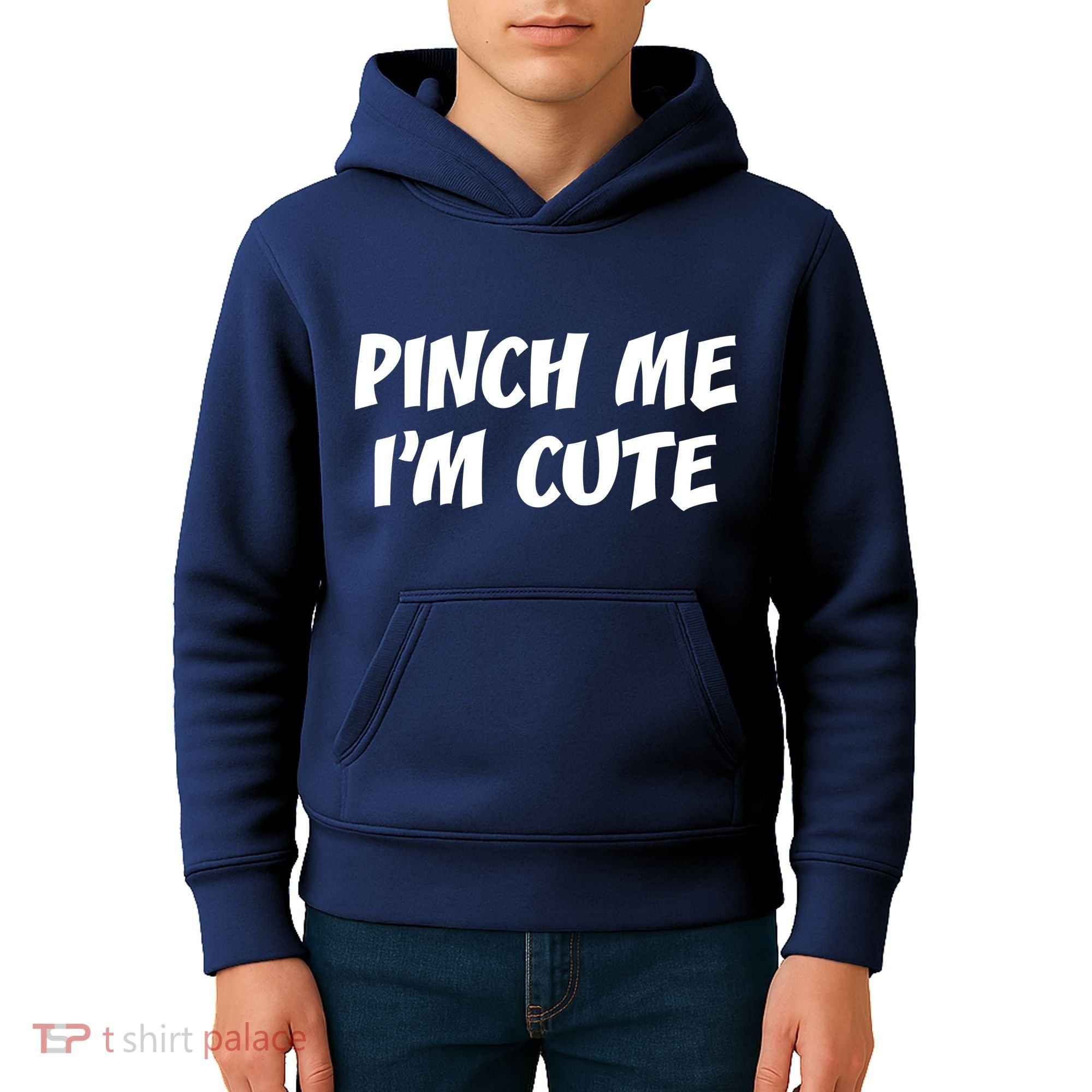 Pinch Me I'm Cute Kids Hoodie