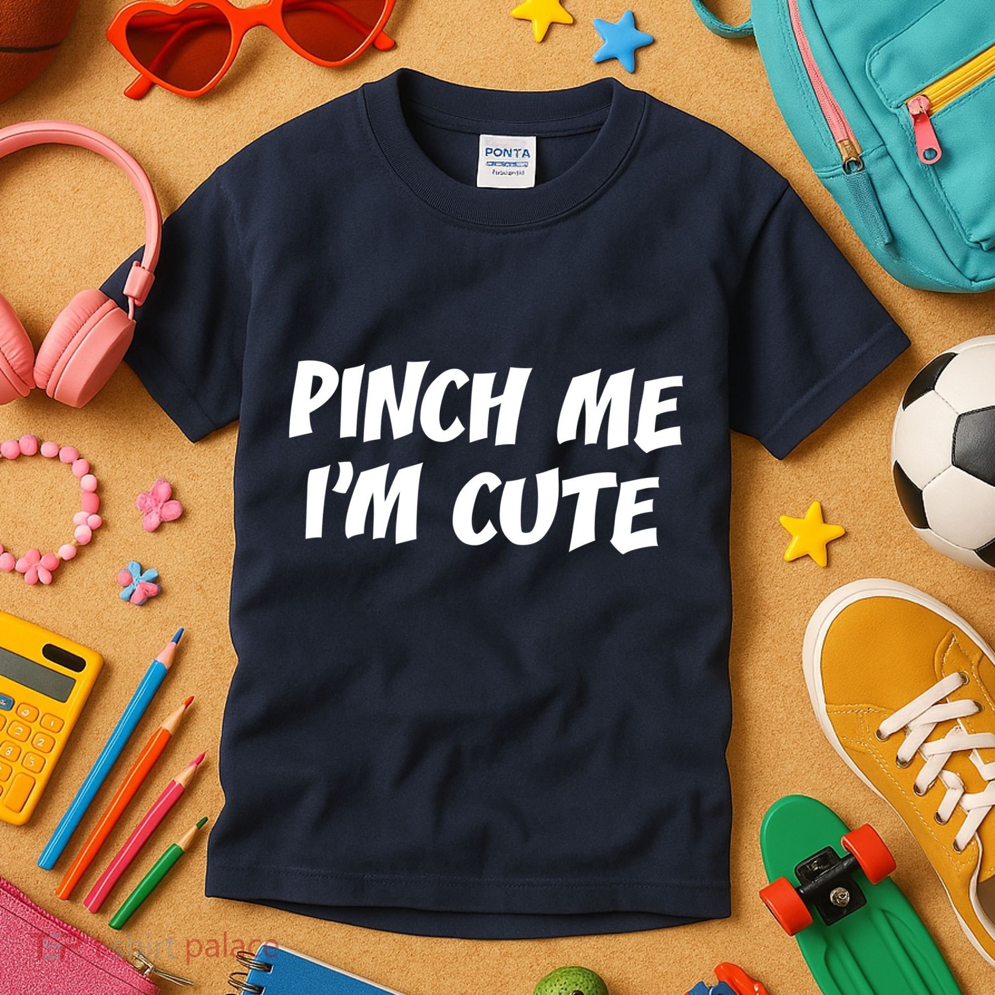 Pinch Me I'm Cute Kids T-Shirt