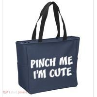 Pinch Me I'm Cute Tote Bag thumb 2