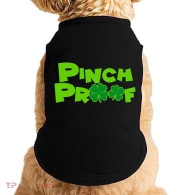 Pinch Proof Irish Shamrocks Doggie Tank
