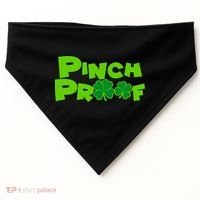 Pinch Proof Irish Shamrocks USA-Made Doggie Bandana thumb 0